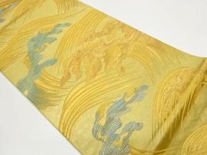 波模様織出し袋帯